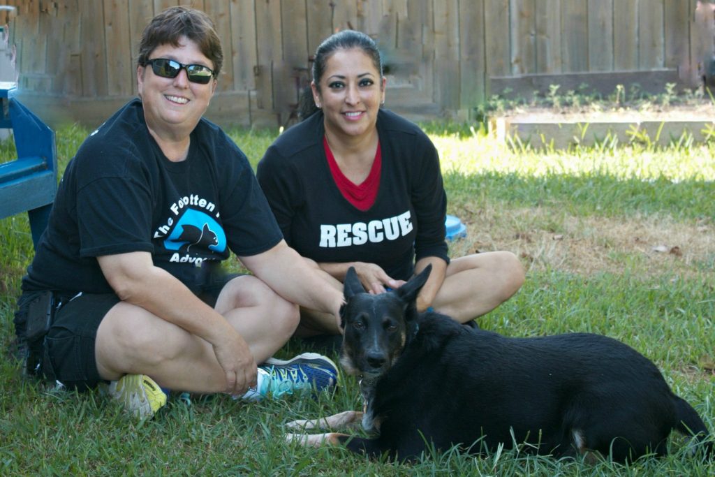 "Gina" and her Rescuers !